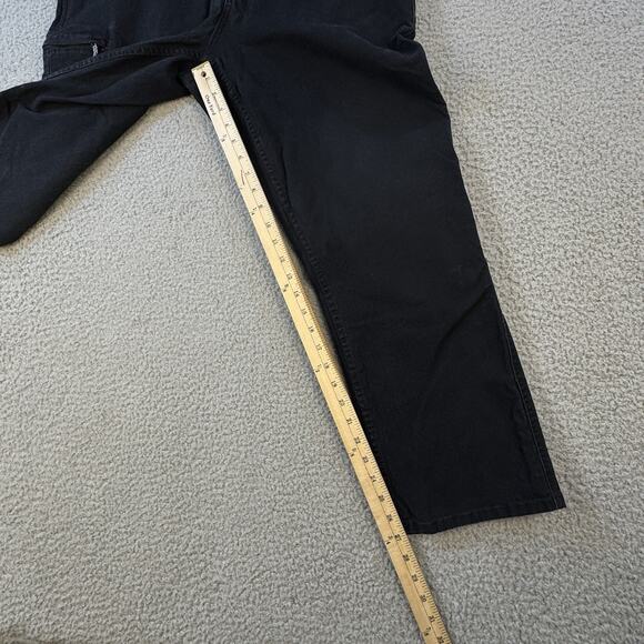 Waterproof WP Vintage Mens Black Heavy Duty Work Pants Fit - Picture 12 of 15